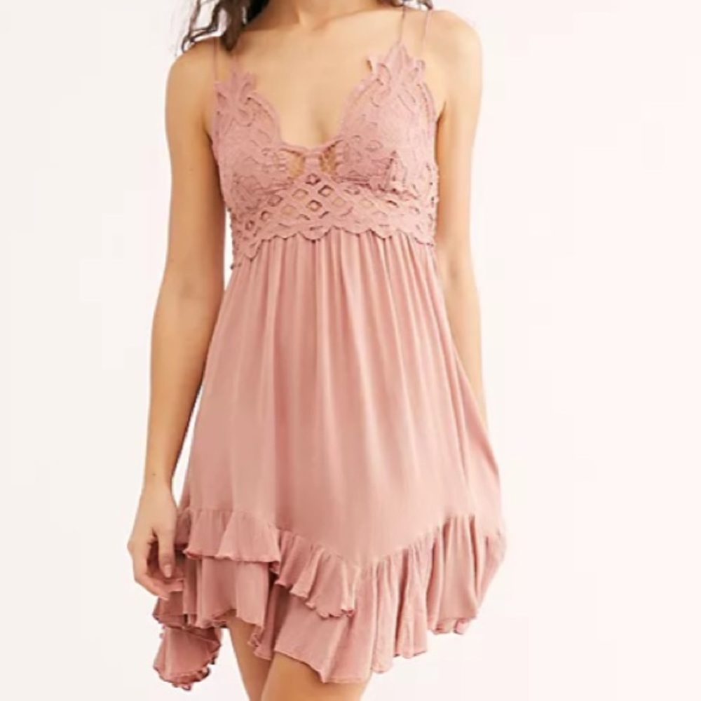 🎉HP🎉Free People Adella Rose Slip Dress